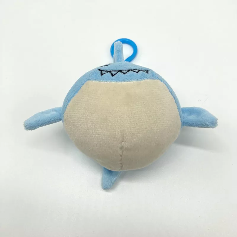 Blue Lovely Shark Plush Keychain